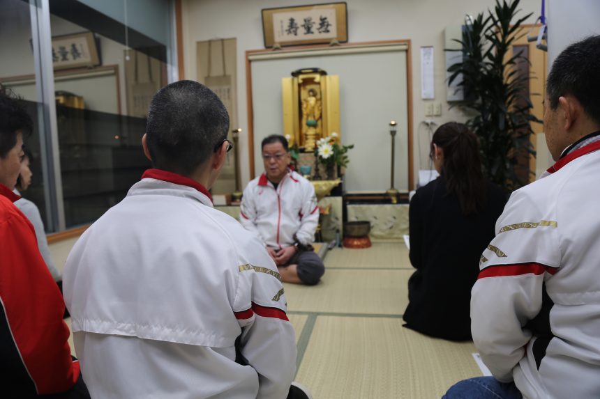 中田代表は住職