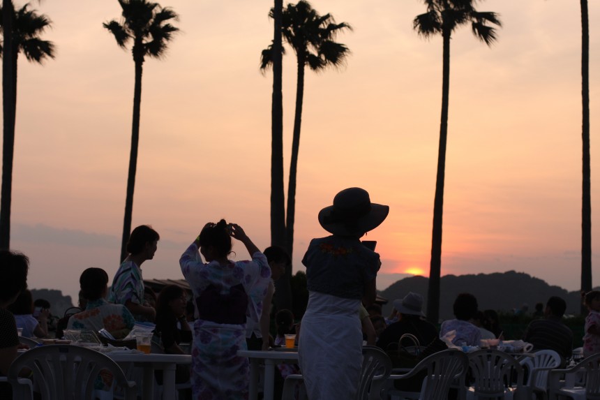 逗子　夕日